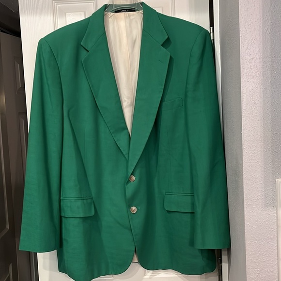 Castle & York Kelly Green Men’s Sport Jacket 46R Made in Nicaragua New - Picture 2 of 11